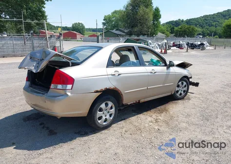 2007 Kia Spectra Ex z USA, uszkodzony, nr VIN KNAFE121275405083